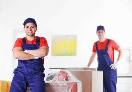 Local removal team planning a move in Hampstead street