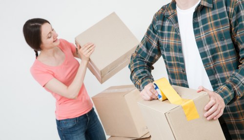 Local van service handling a small flat move in Hampstead