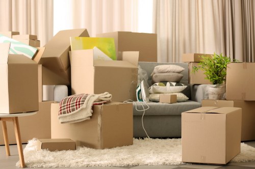Moving items from a Hampstead flat with narrow access