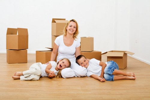 Business team preparing for a smooth office move in Hampstead