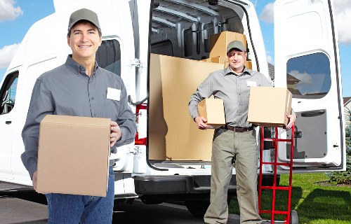 Secure loading and transport of belongings by a Hampstead removals team