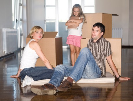 Local packing and moving preparation in Hampstead with boxes and labels